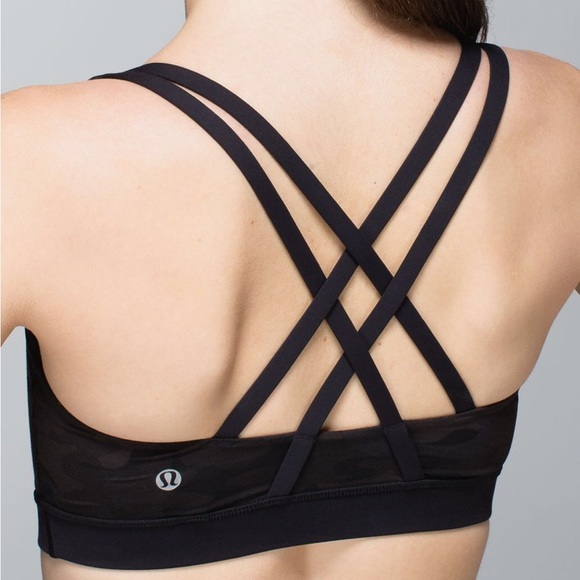 Lululemon Camo Energy Sports Bra Sz 4 (A1) - Picture 3 of 11